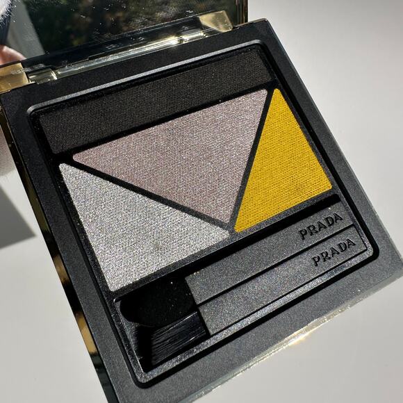 Prada Dimensions Multi Effect Eyeshadow Quad Refillable Compact 02 Profusion NIB - Picture 2 of 12